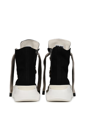 JUMBOLACE ABSTRACT SNEAKS / BLK MILK MILK