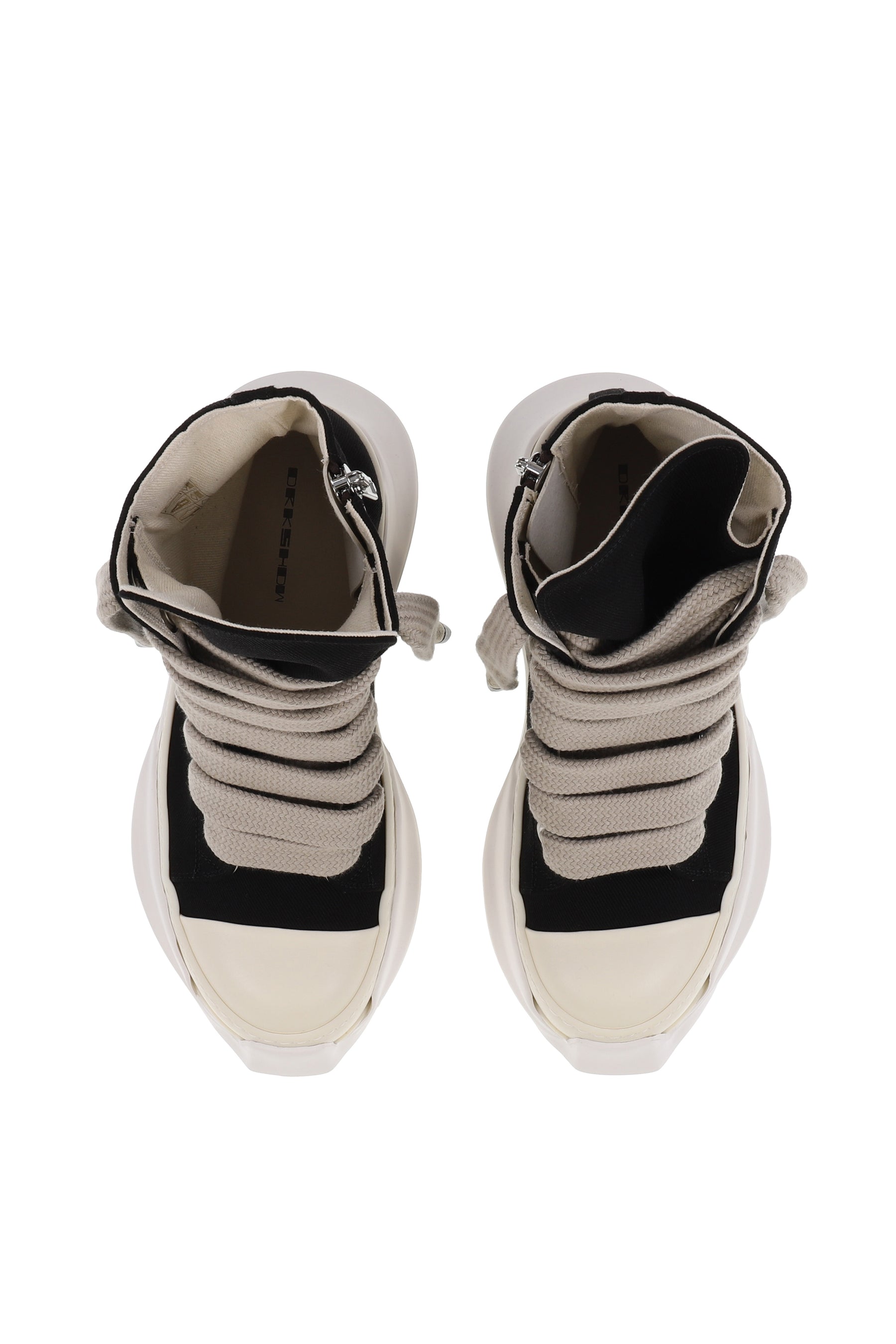 JUMBOLACE ABSTRACT SNEAKS / BLK MILK MILK