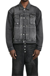 DENIM JACKET / BLK