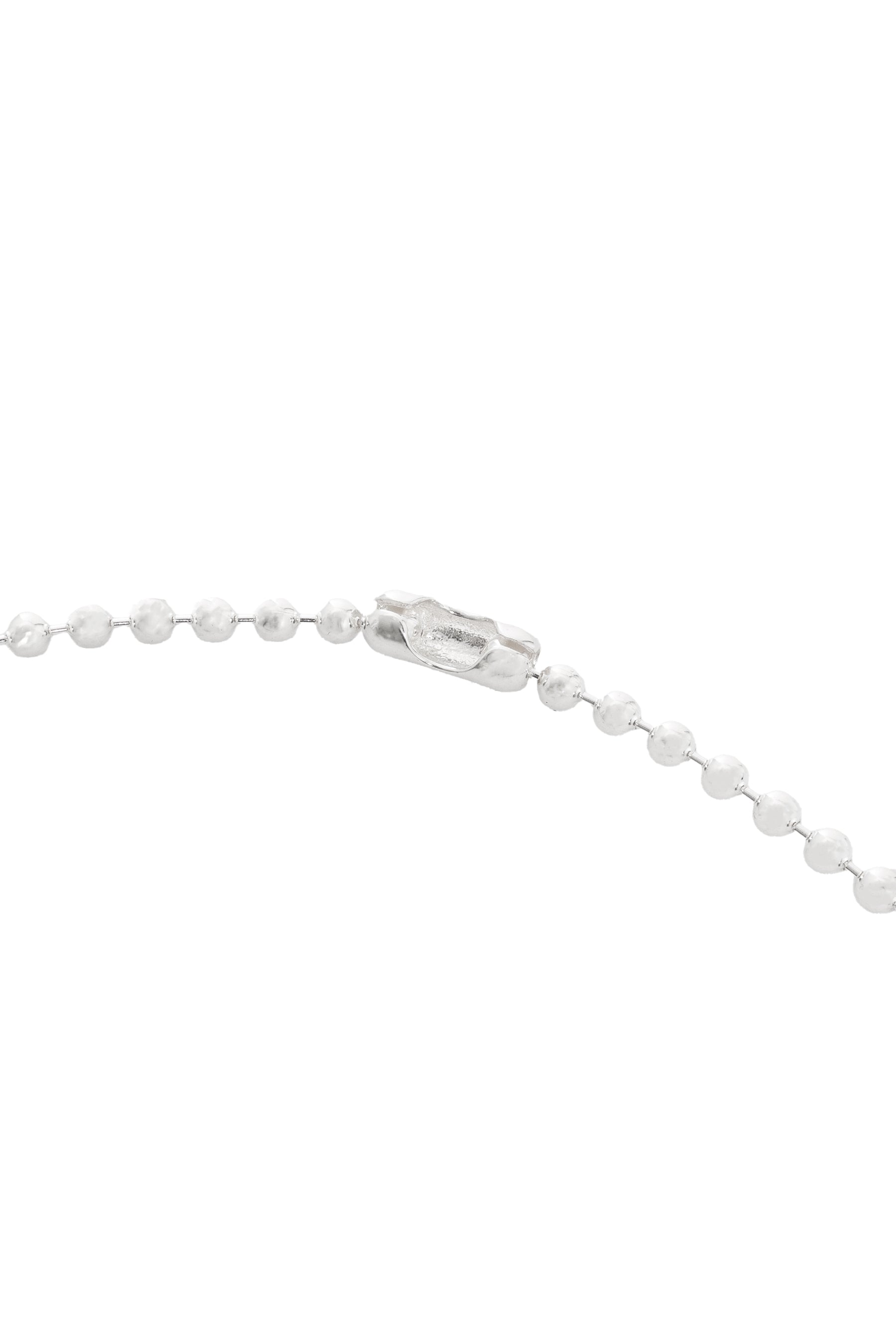 BALL CHAIN NECKLACE. -L- REGULAR / SIL