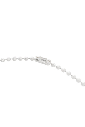 BALL CHAIN NECKLACE. -L- REGULAR / SIL