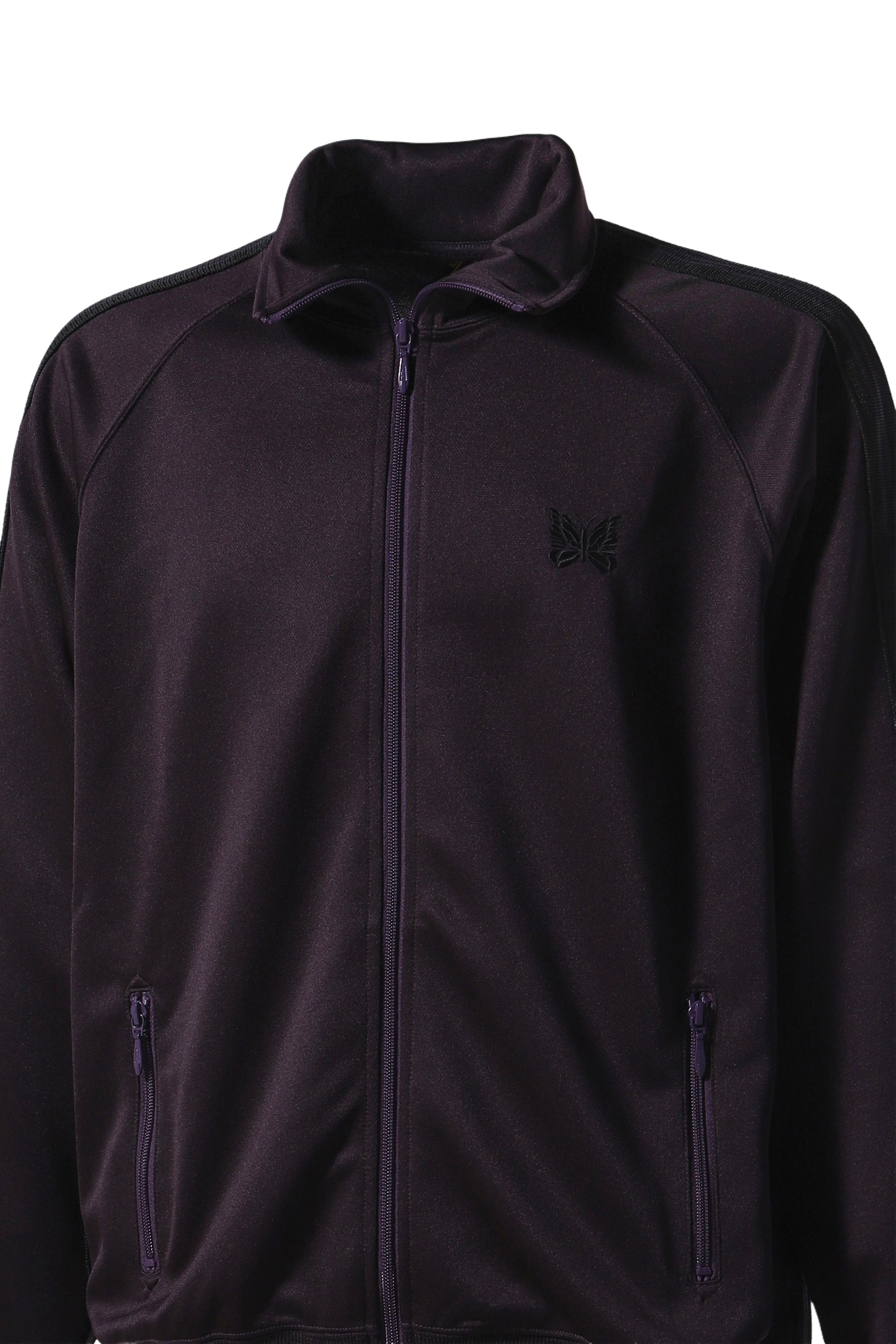 TRACK JACKET - POLY SMOOTH / DK.PUR