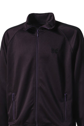 TRACK JACKET - POLY SMOOTH / DK.PUR