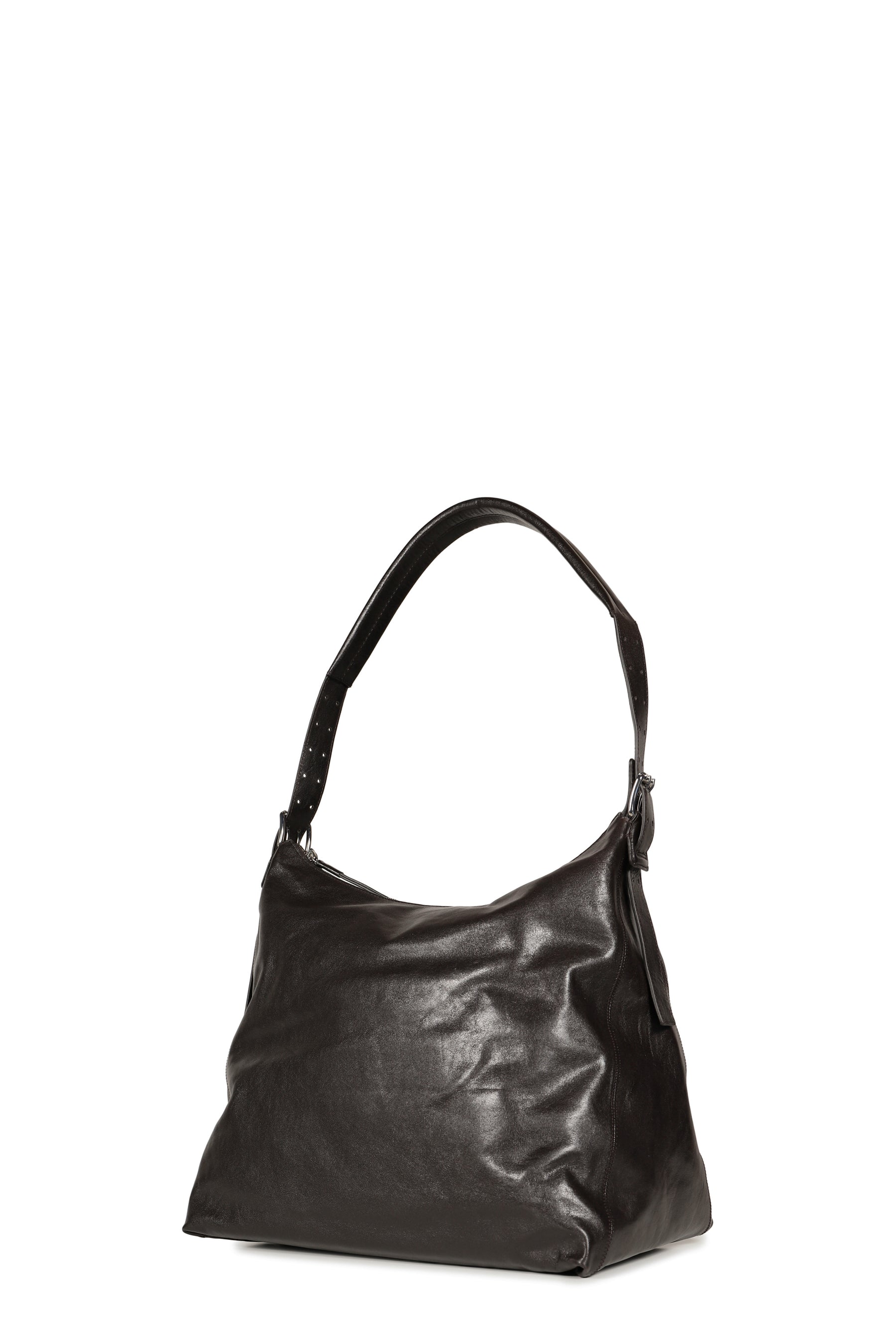 BELTED HOBO BAG / D.CHOCOLATE