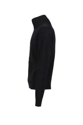 VET ZIP-UP SWEATER / BLACK 