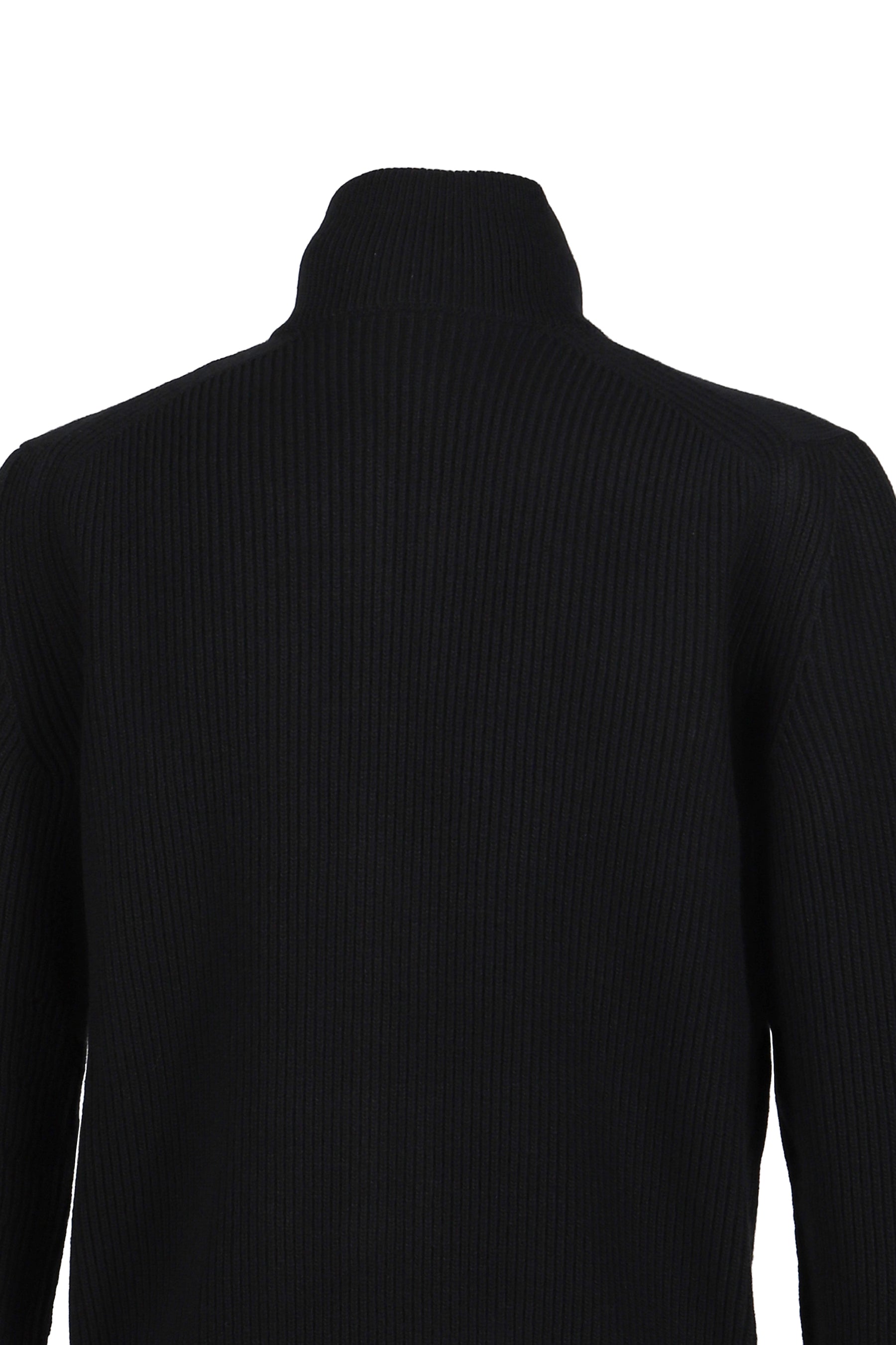 VET ZIP-UP SWEATER / BLACK 