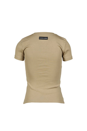 MOON LOGO JERSEY SS BABY FIT T-SHIRT / TAUPE