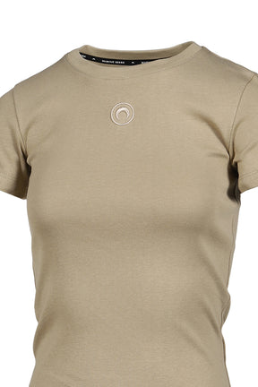 MOON LOGO JERSEY SS BABY FIT T-SHIRT / TAUPE
