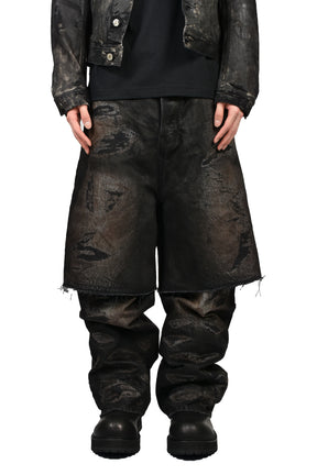 LAYERED BORO JEAN / BLK BRW
