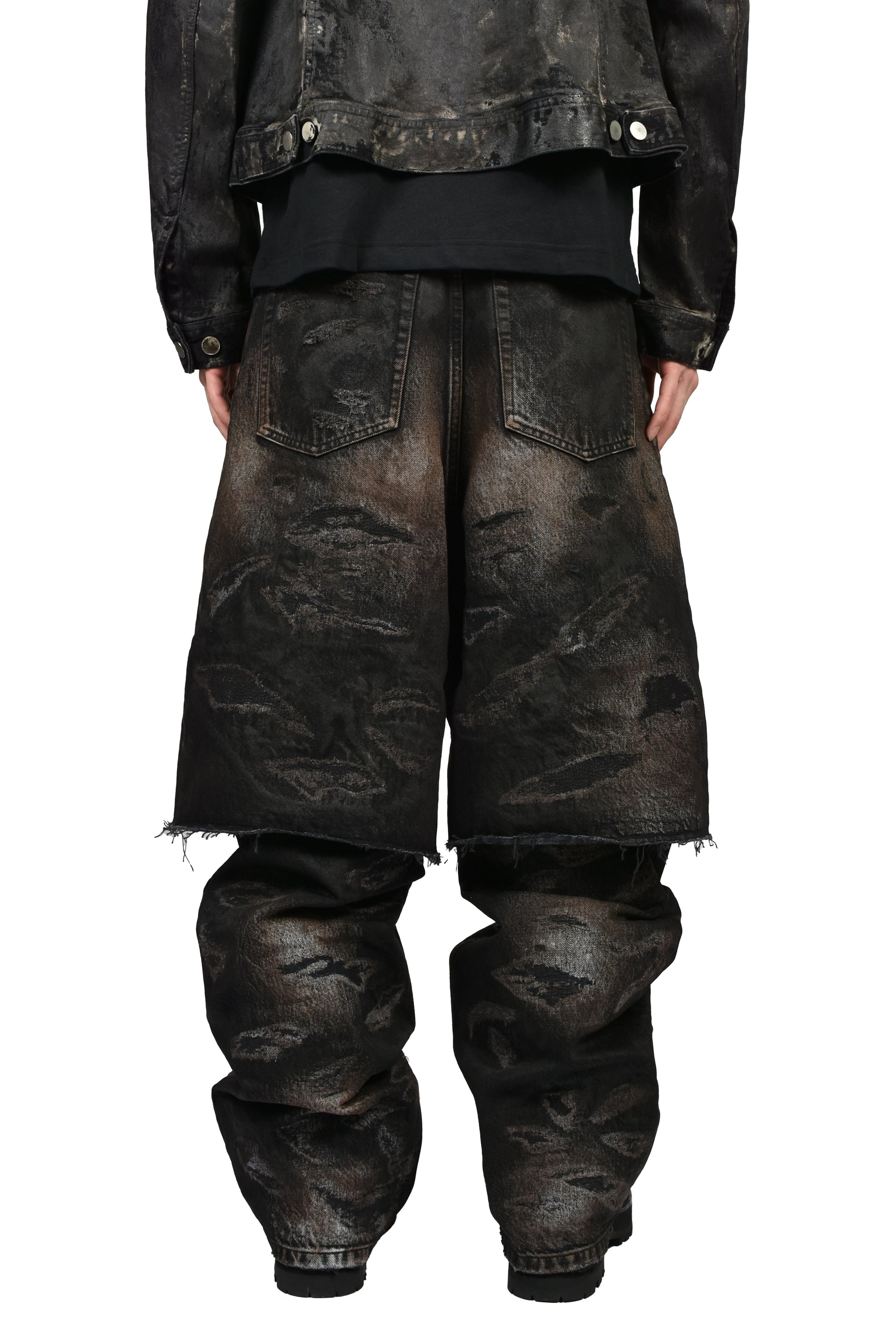 LAYERED BORO JEAN / BLK BRW