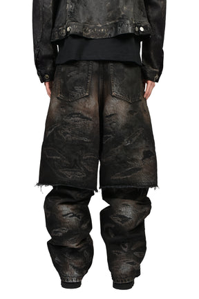 LAYERED BORO JEAN / BLK BRW