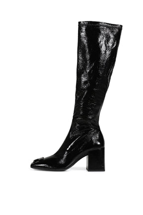 REEDITION AC VINYL BOOTS / BLK