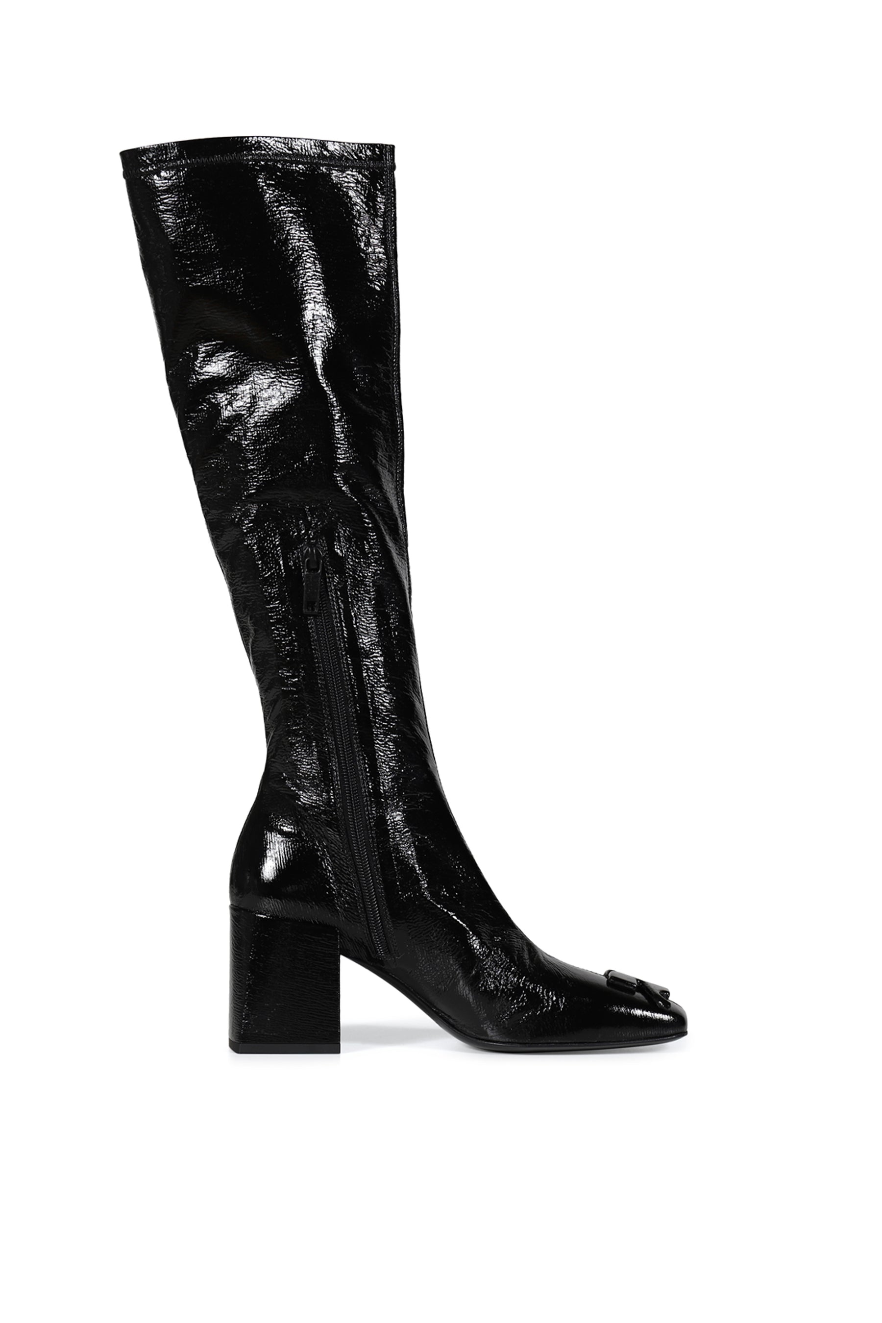REEDITION AC VINYL BOOTS / BLK