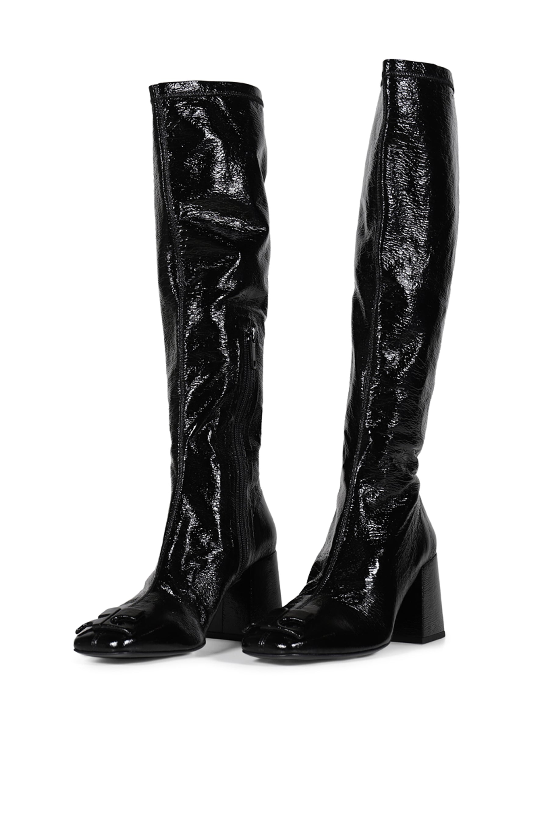 REEDITION AC VINYL BOOTS / BLK