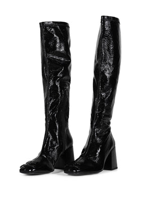 REEDITION AC VINYL BOOTS / BLK