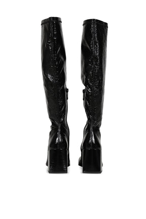 REEDITION AC VINYL BOOTS / BLK