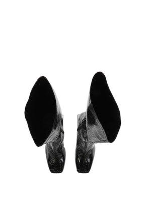 REEDITION AC VINYL BOOTS / BLK