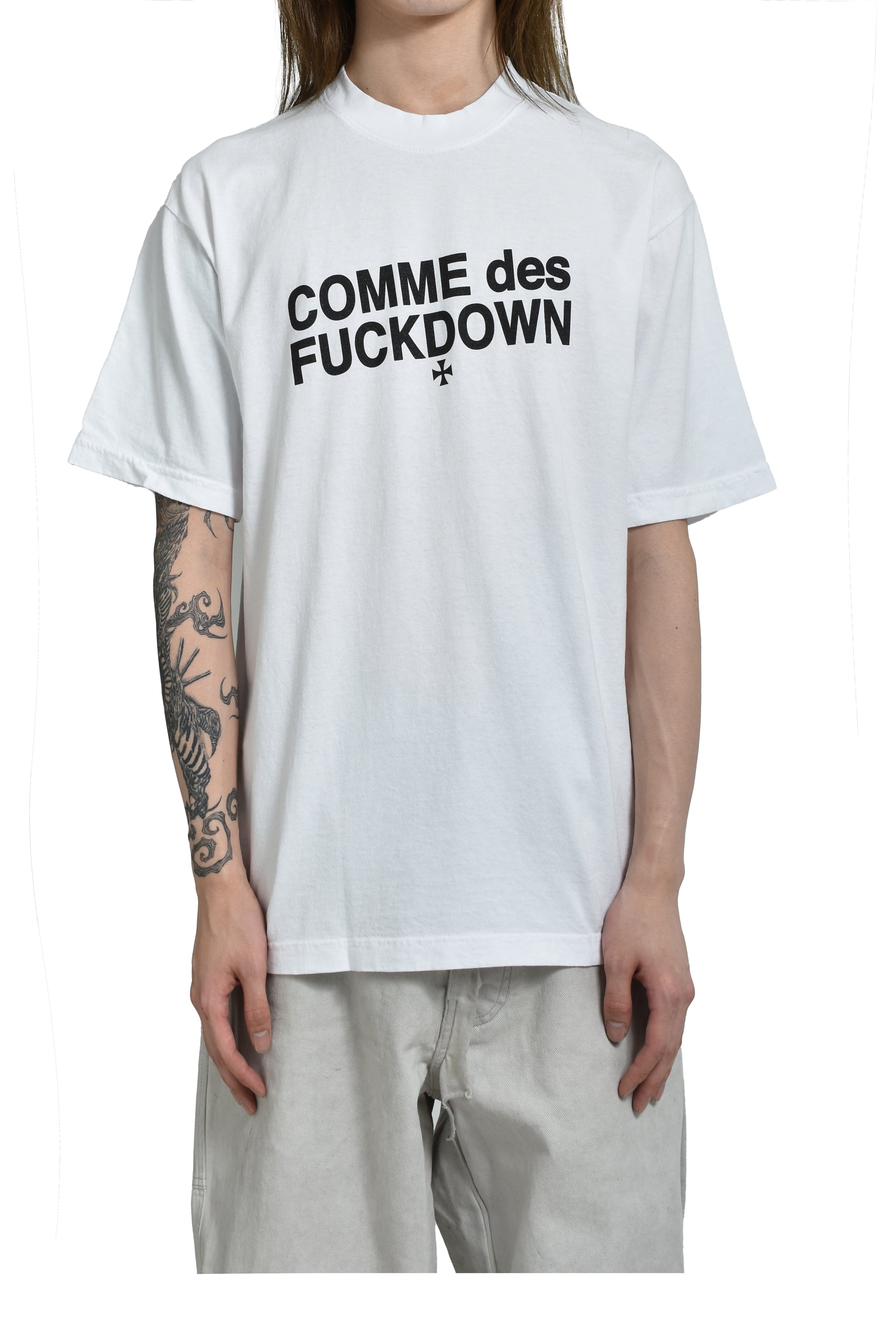 ALICE X SSUR COMME TEE / WHT 