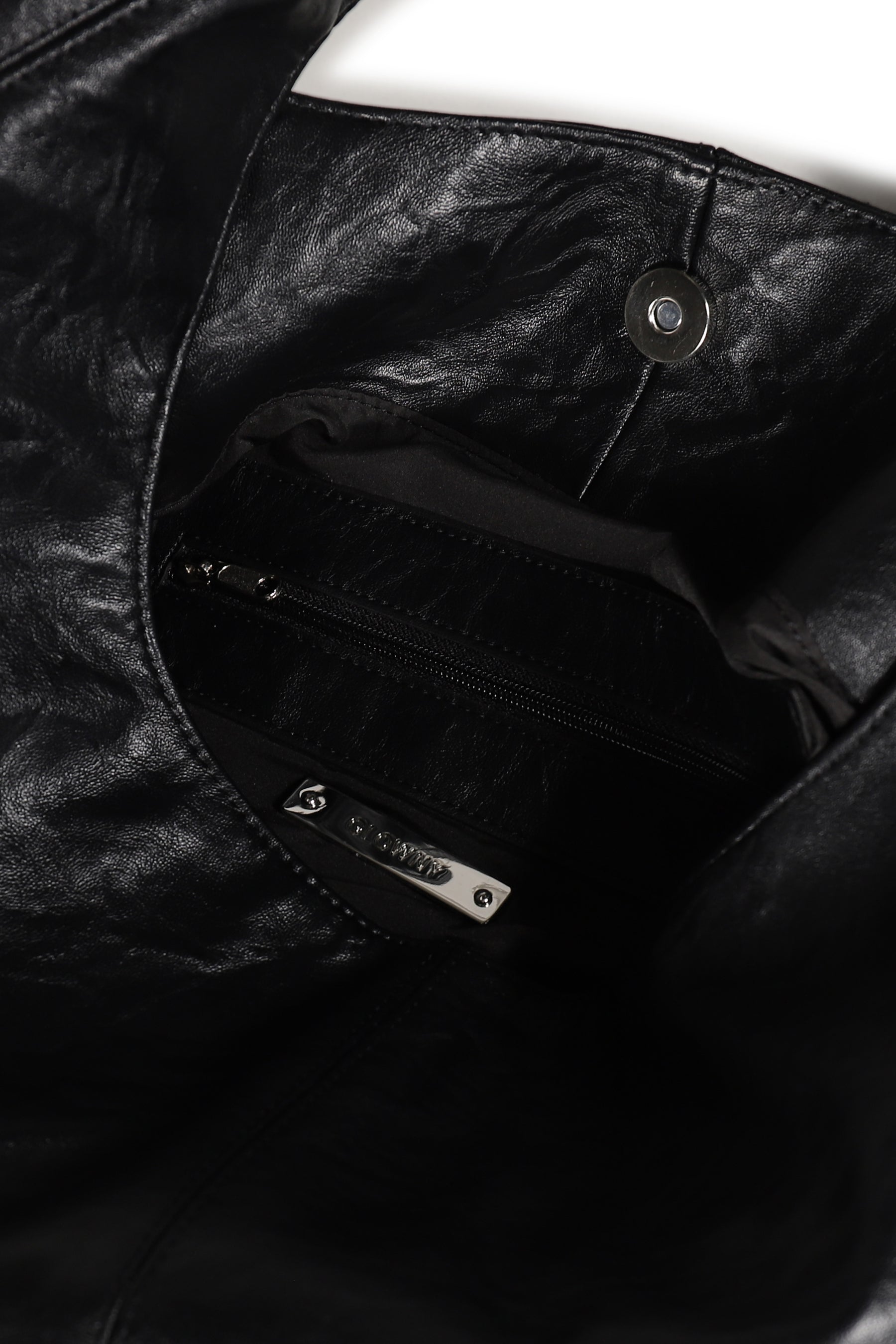 GLOWNY グロウニー SS26 G LEATHER SHOULDER BAG / BLK - NUBIAN ヌビアン