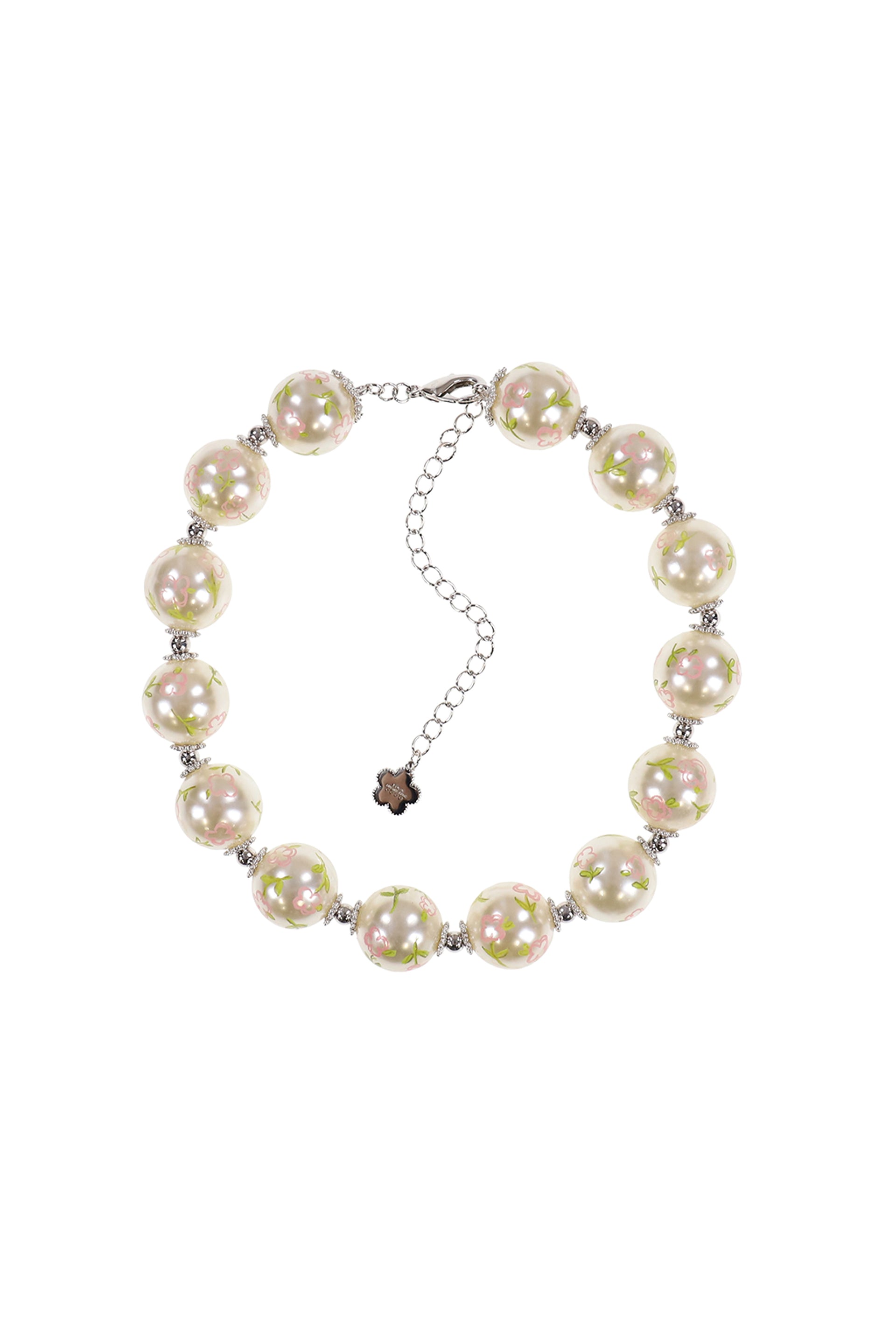PAINTED PEARL NECKLACE / PNK