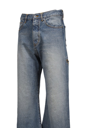 SAUNTER CUT JEANS / BLU
