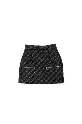 TOGA PULLA FW23 QUILTING SKIRT / BLK -NUBIAN