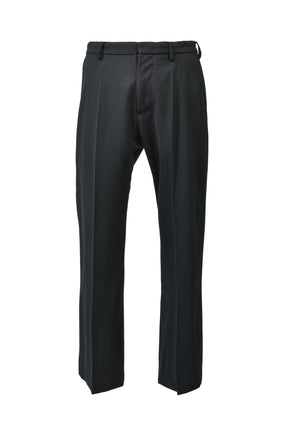 MASU CANVAS FLARE TROUSERS / BLK EBONY