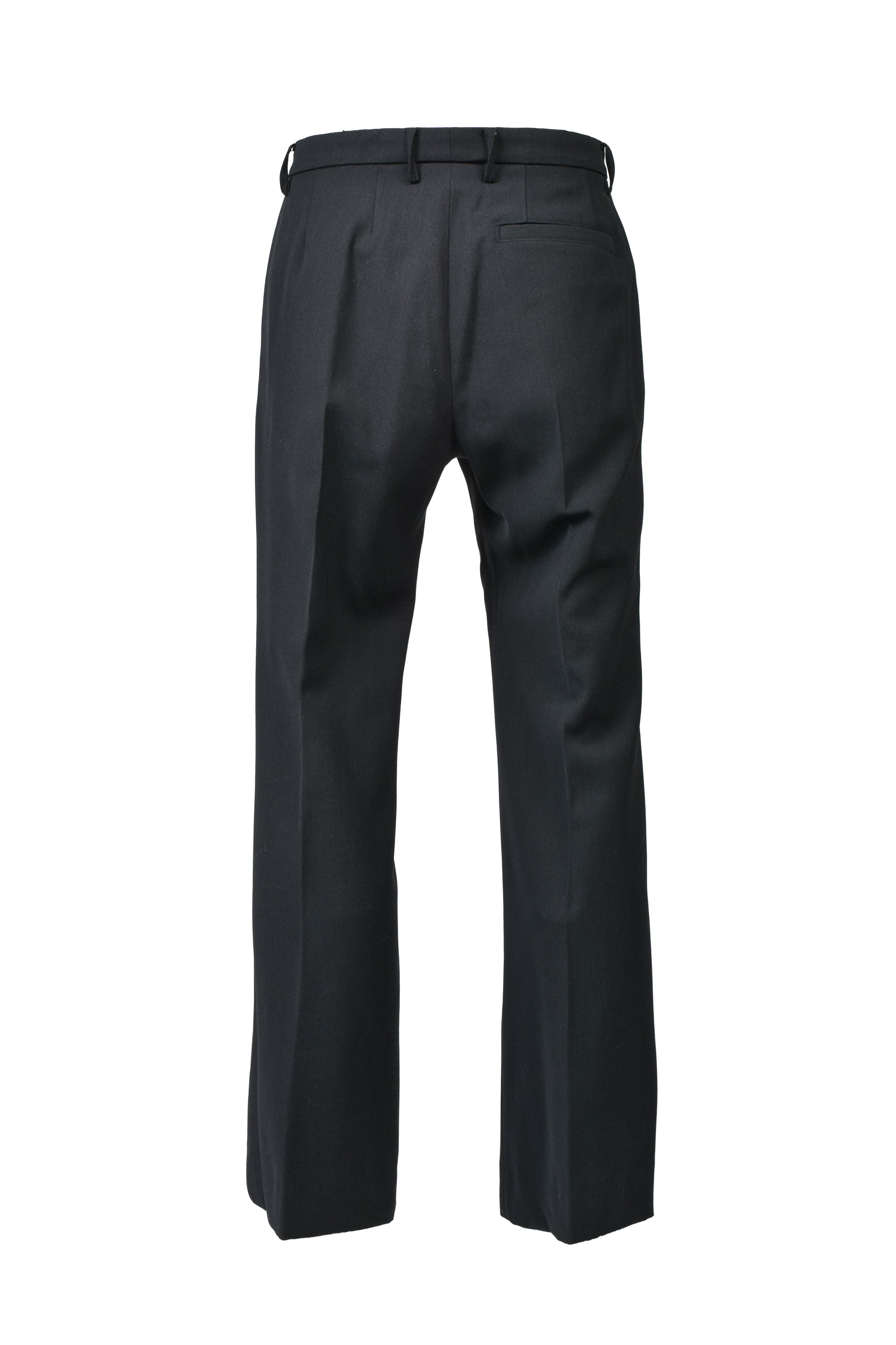 MASU CANVAS FLARE TROUSERS / BLK EBONY