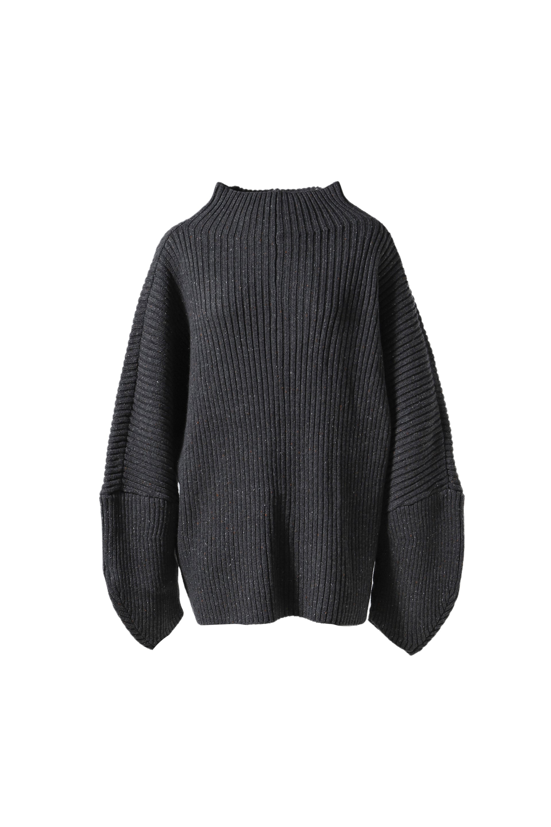 VIVAMUS DRY BIG RIB KNIT / GRY