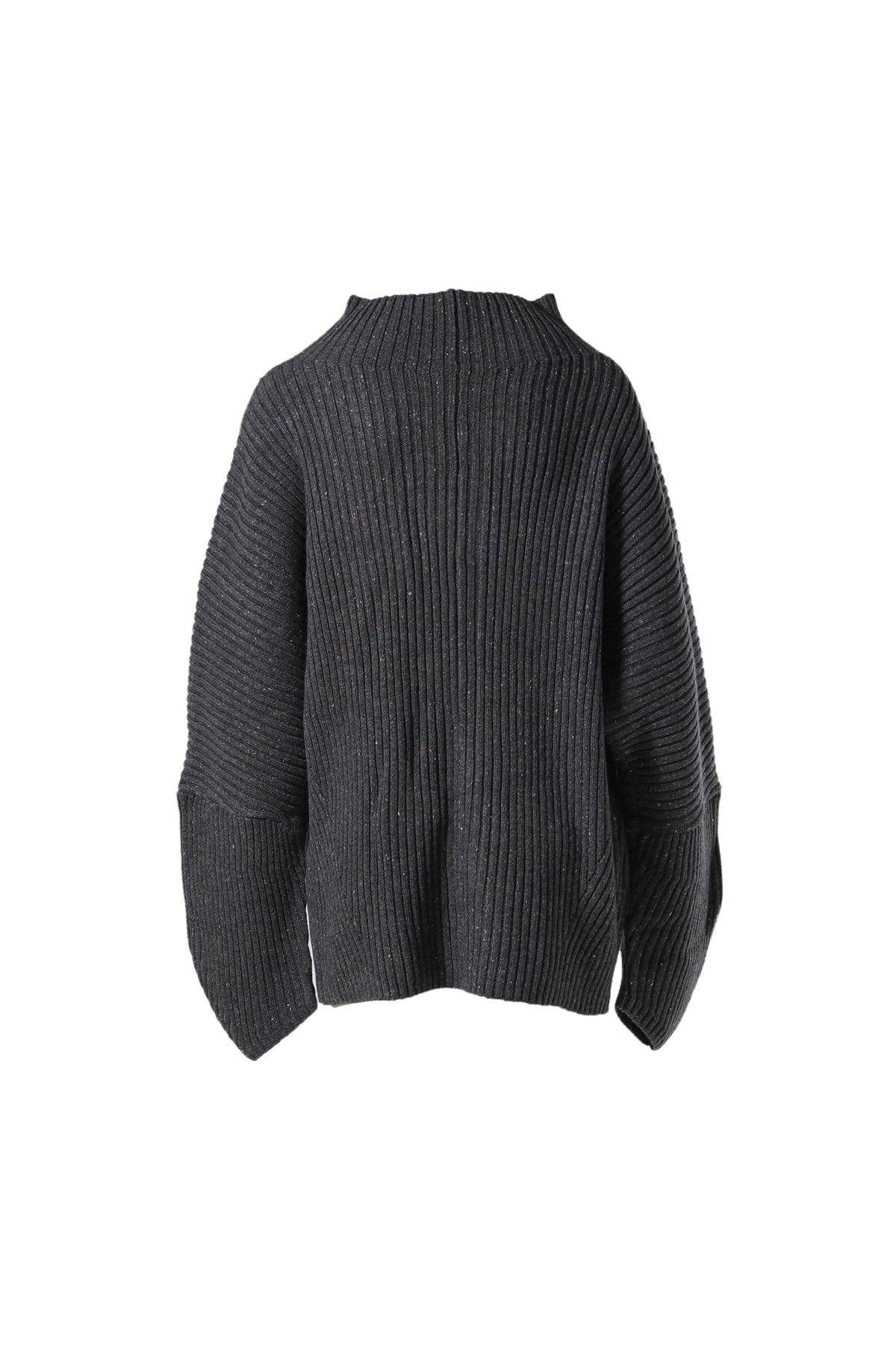 DRY BIG RIB KNIT / GRY