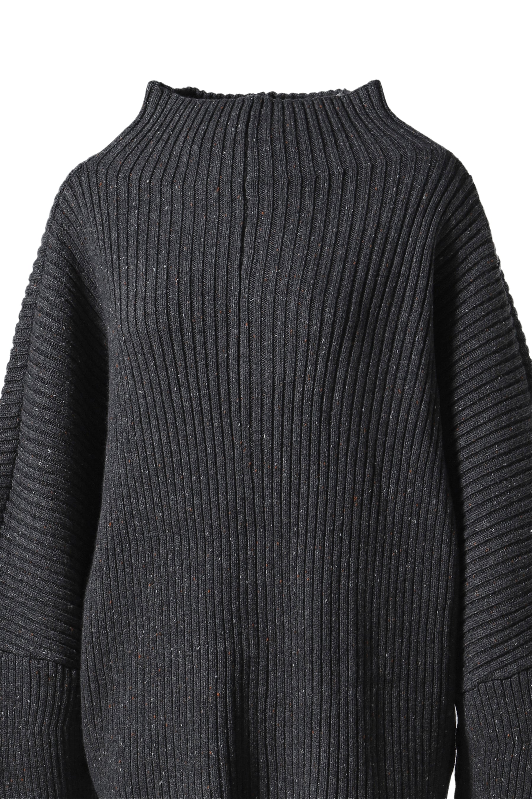 DRY BIG RIB KNIT / GRY