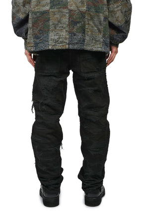 RIP & REPAIR WASHED BLACK JEAN (20TH EXCLUSIVE) / BLK