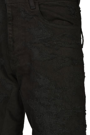 RIP & REPAIR WASHED BLACK JEAN (20TH EXCLUSIVE) / BLK