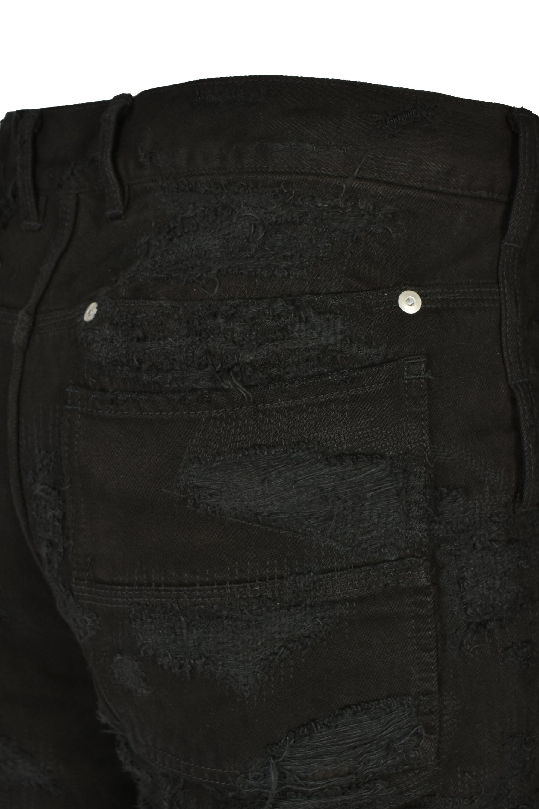 RIP & REPAIR WASHED BLACK JEAN (20TH EXCLUSIVE) / BLK