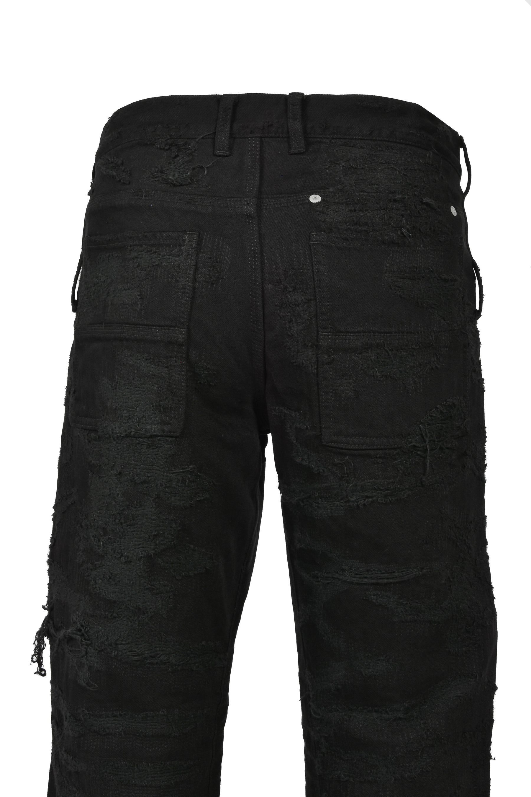RIP & REPAIR WASHED BLACK JEAN (20TH EXCLUSIVE) / BLK