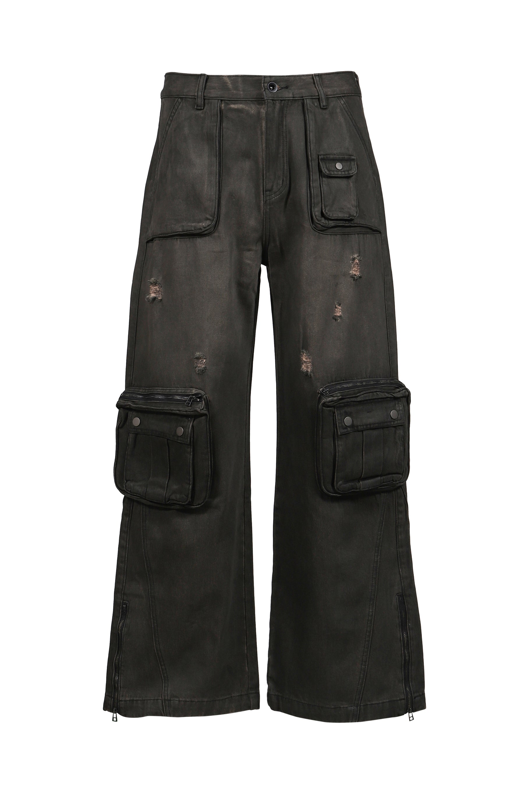 SAFARI CARGO PANTS / BLACK