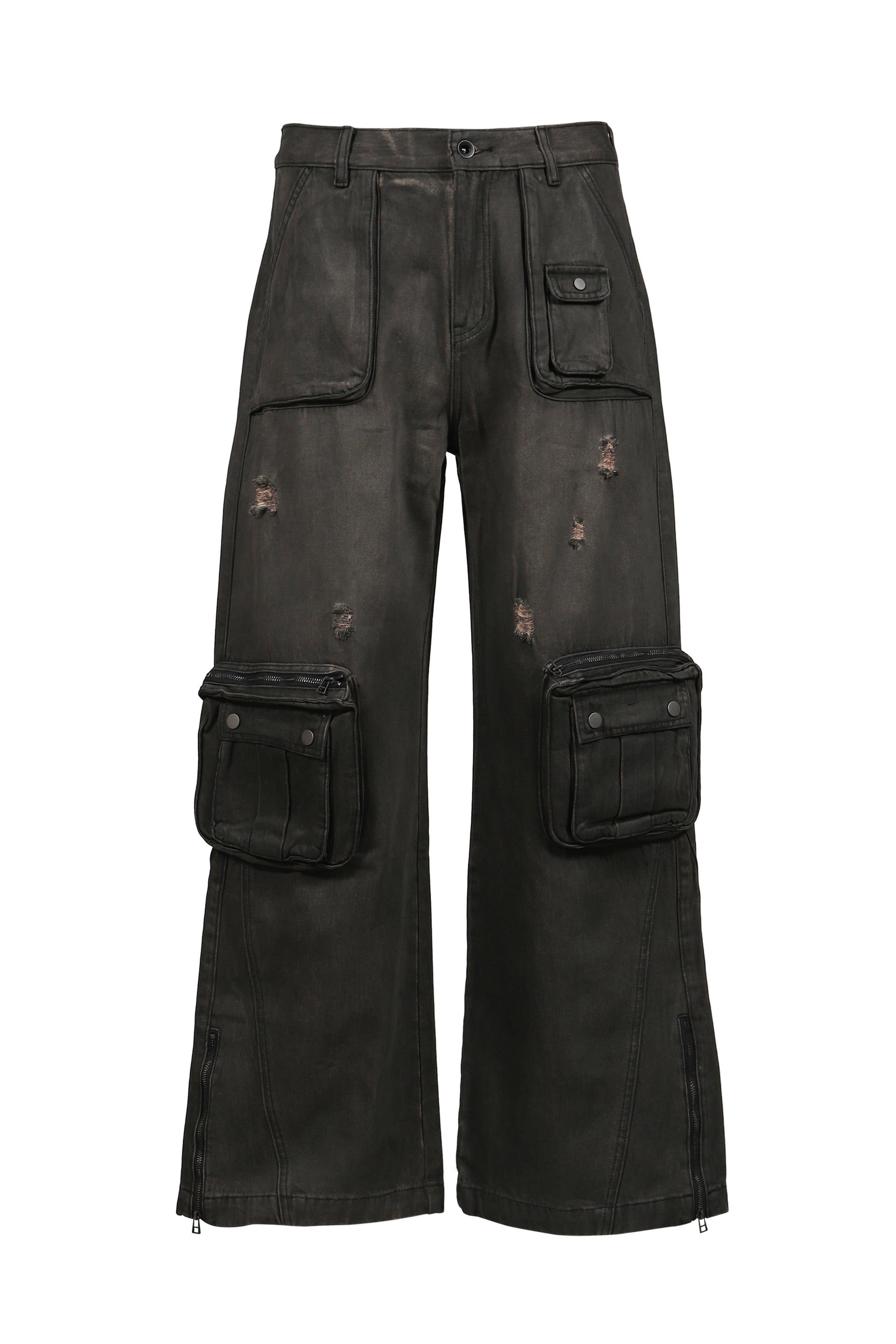 SAFARI CARGO PANTS / BLACK