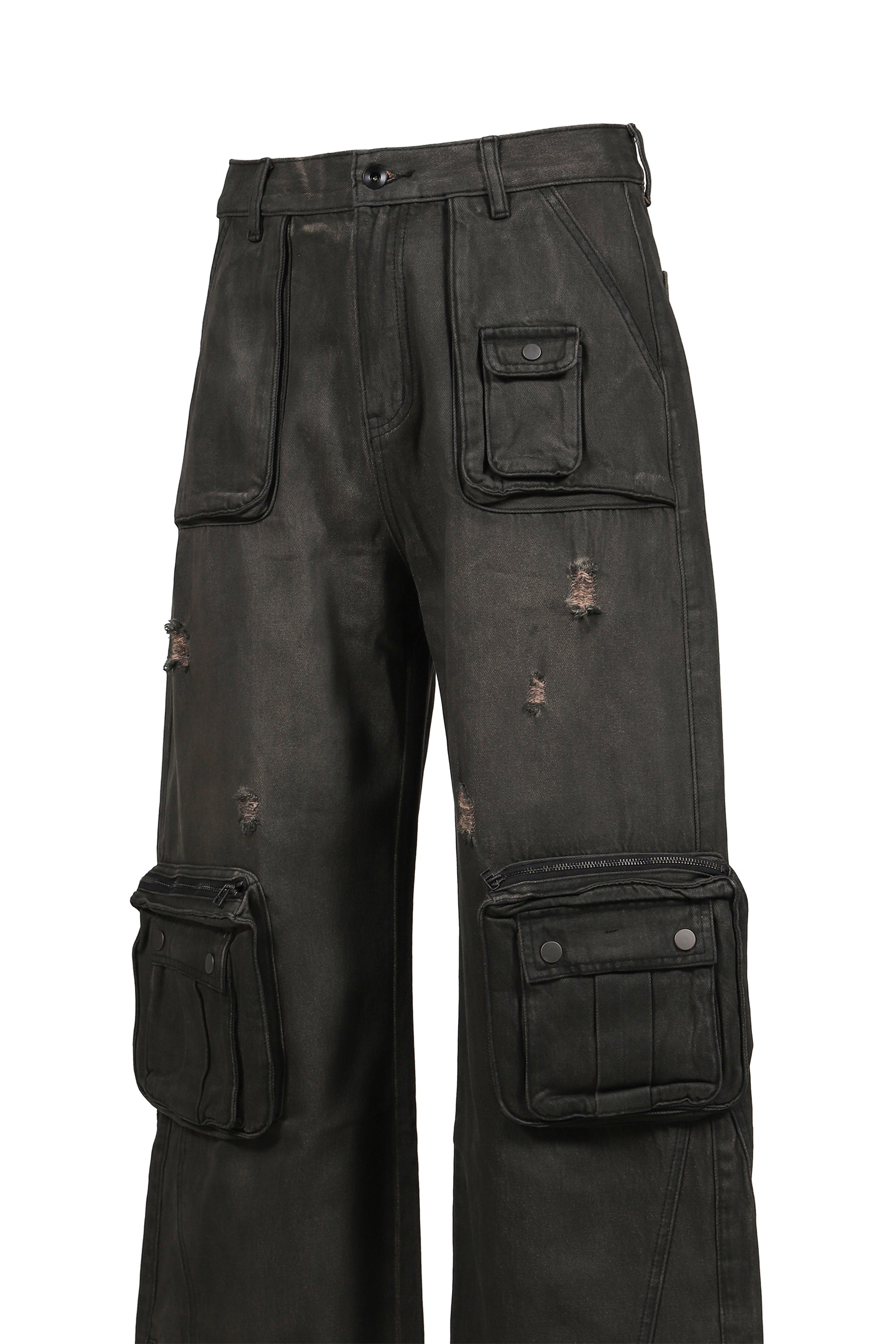 SAFARI CARGO PANTS / BLACK