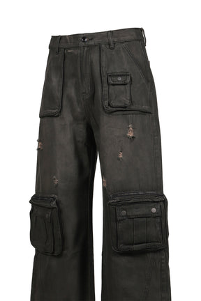 SAFARI CARGO PANTS / BLACK
