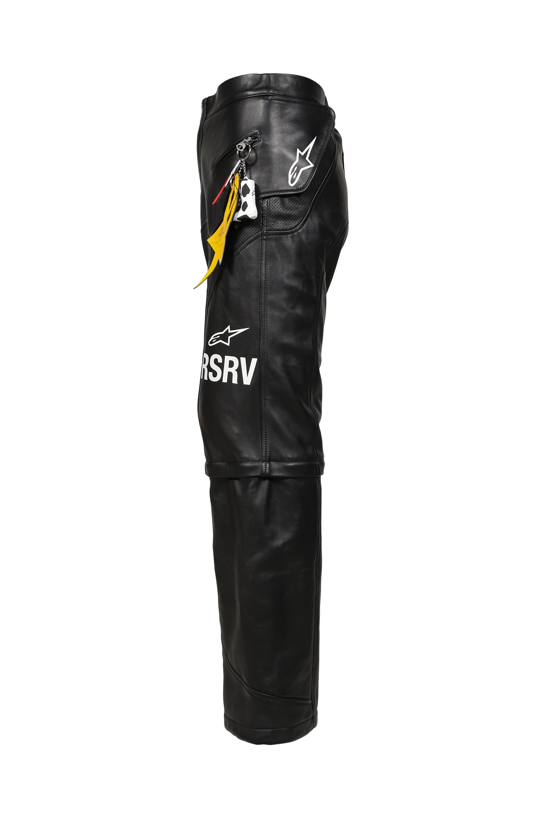 2.0 NEO BAT LEATHER PANTS / BLK