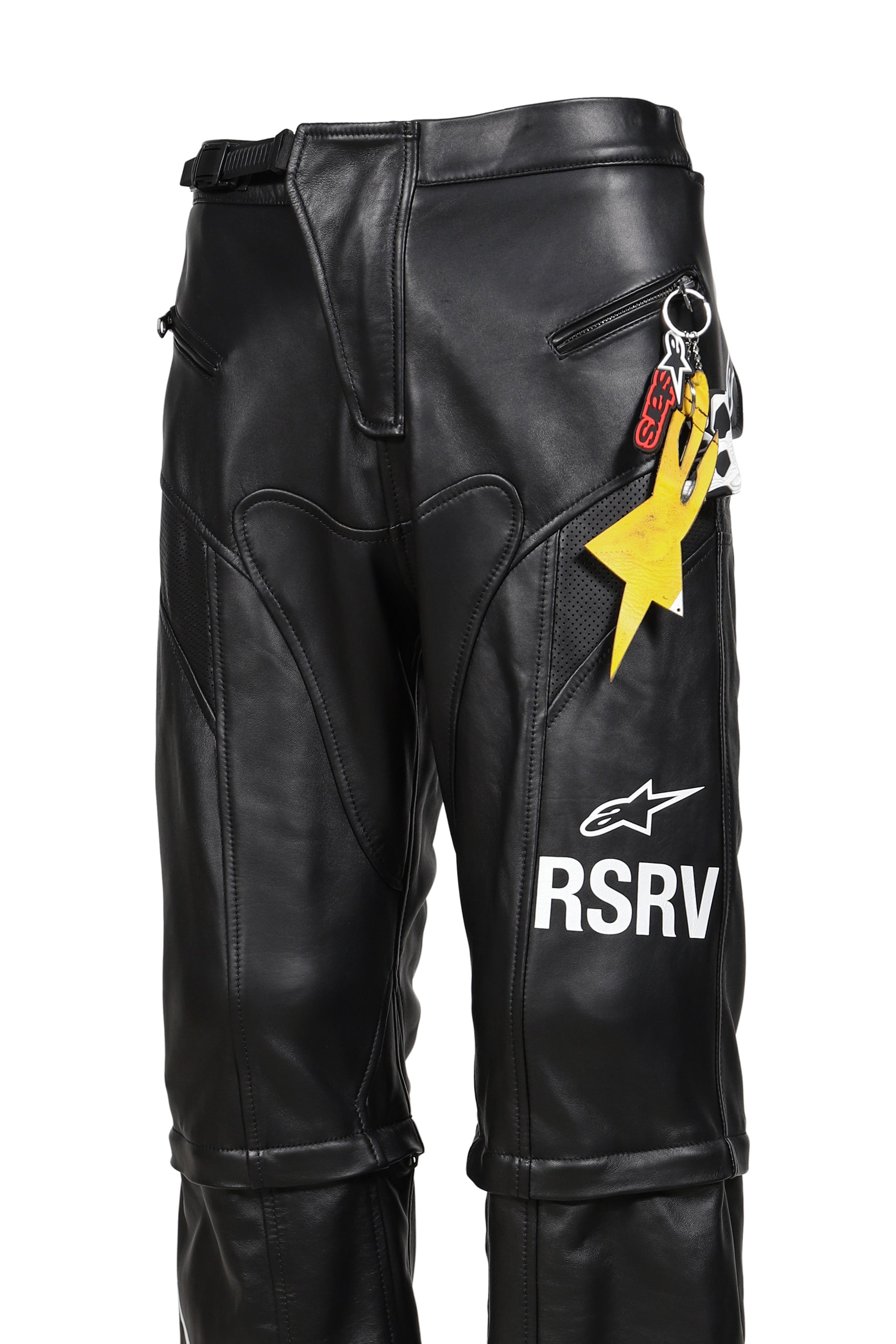 2.0 NEO BAT LEATHER PANTS / BLK