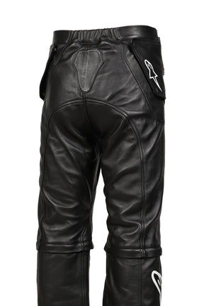 2.0 NEO BAT LEATHER PANTS / BLK