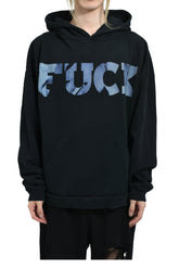 JUN/NAKAYAMA FU HOODIE / BLK