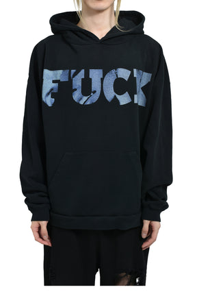 JUN/NAKAYAMA FU HOODIE / BLK