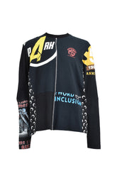 Marine Serre REGENERATED GRAPHIC T-SHIRTS LONG SLEEVES T-SHIRT / ASSORT