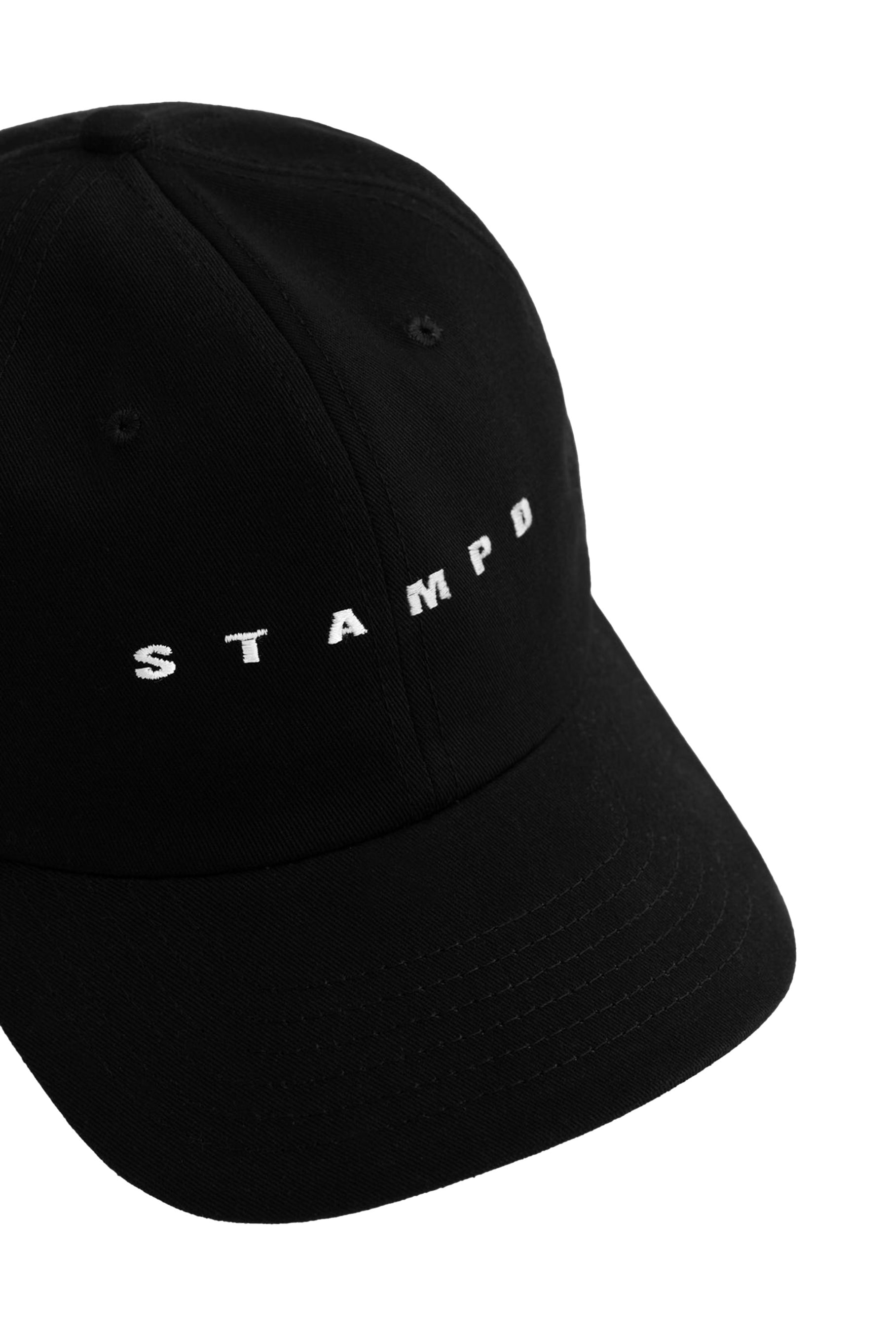 STAMPD スタンプド FW23 STRIKE LOGO SPORTS CAP / BLK -NUBIAN