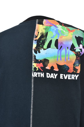 Marine Serre REGENERATED GRAPHIC T-SHIRTS LONG SLEEVES T-SHIRT / ASSORT