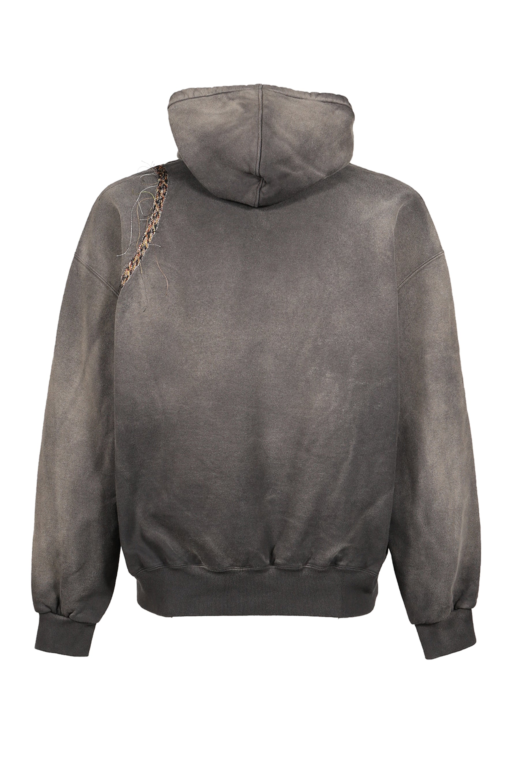 TROMPE L’OEIL EMBROIDERY HOODIE / BLK