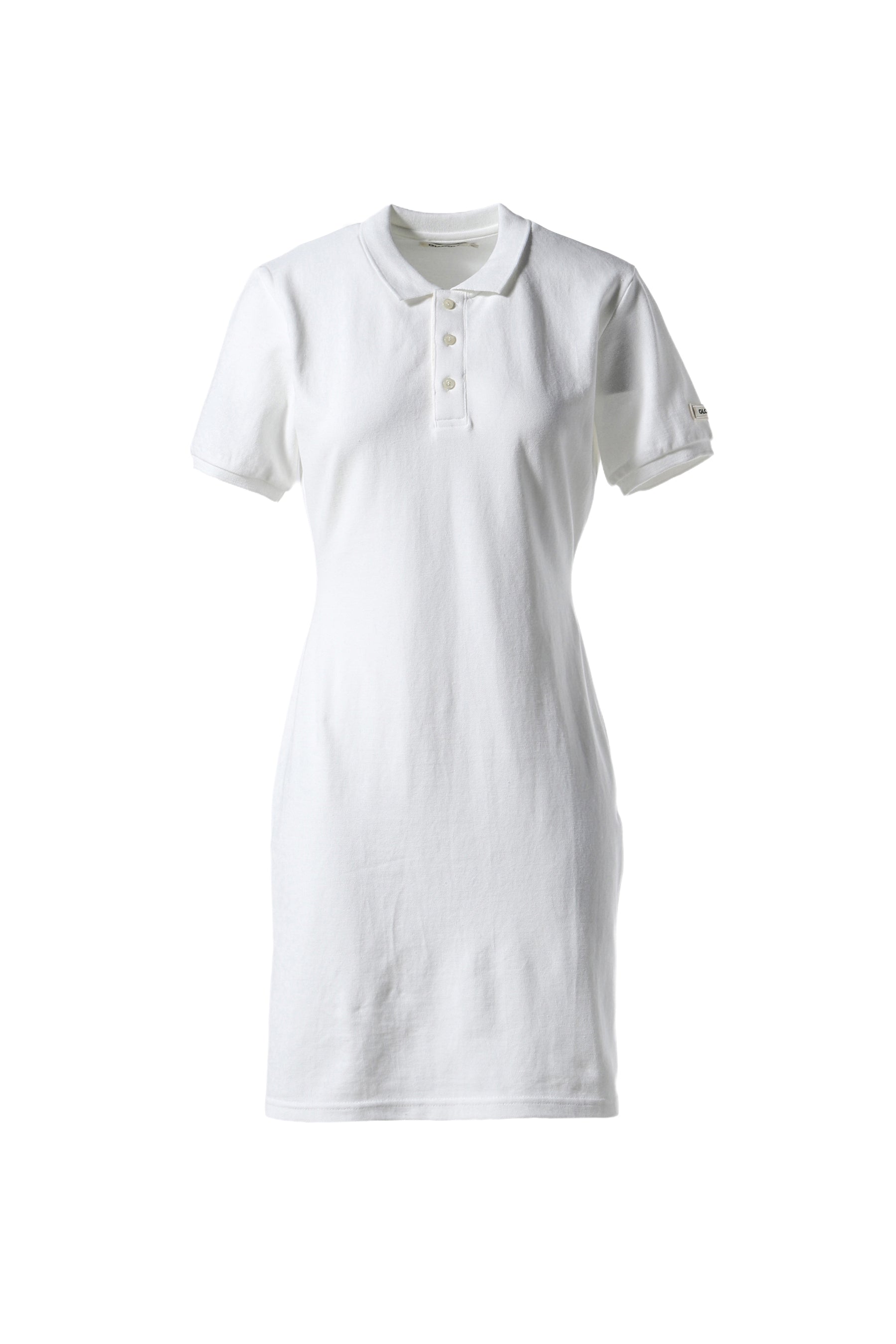 HERITAGE POLO DRESS / WHT