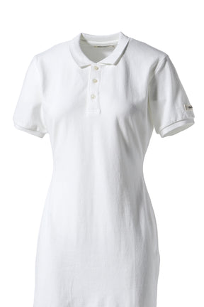 HERITAGE POLO DRESS / WHT